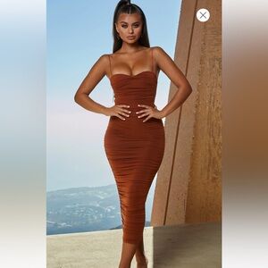 COPY - OH POLLY MIDI DRESS SIZE US 4 UK 8